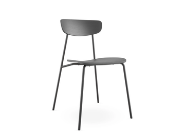 TRIVI TR-126W-N1TR2 - Steel and wood chair by LD Seating - view 2